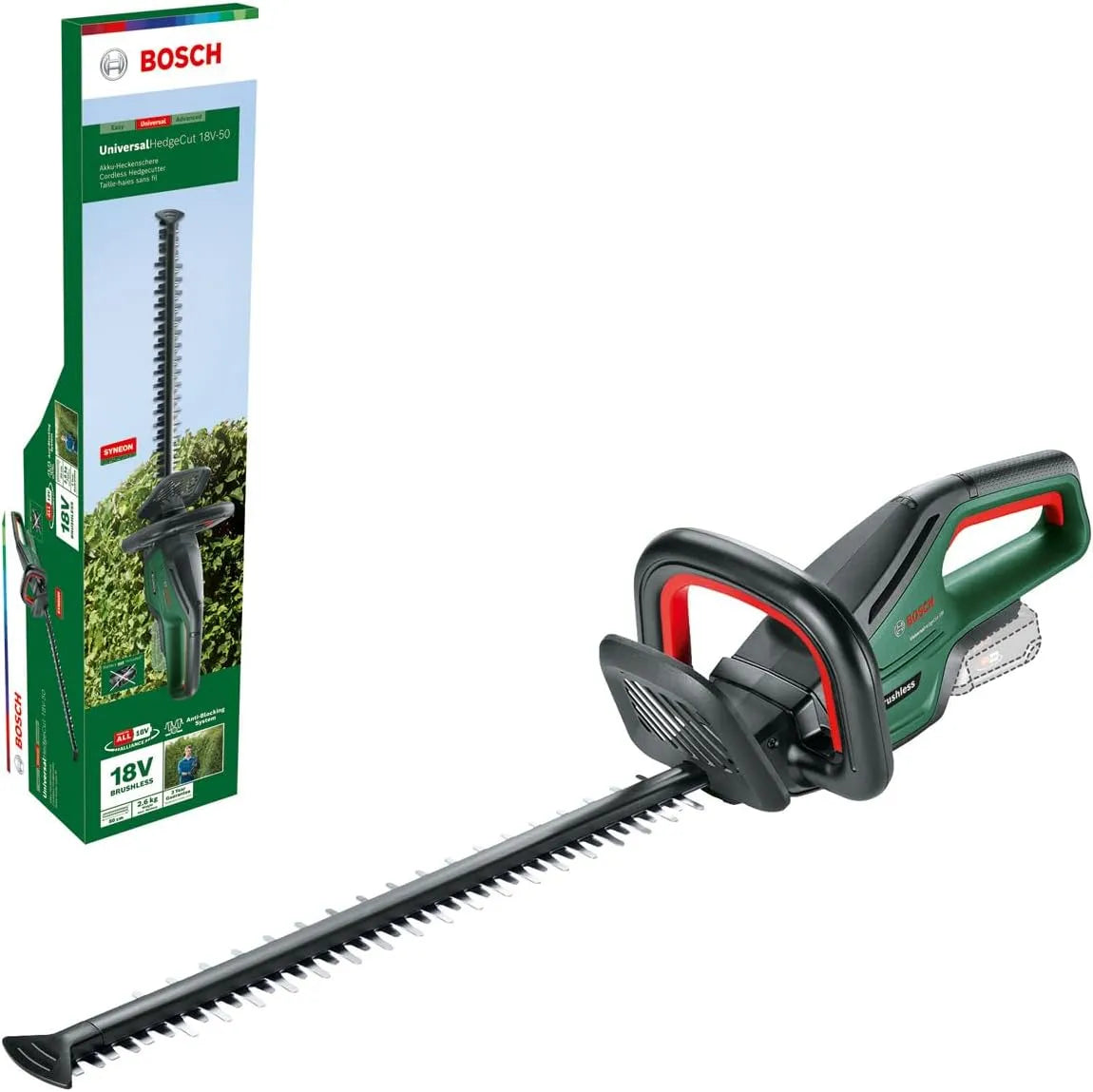 Bosch thuis and Garden accuheggenschaar UniversalHedgeCut 18V-50 zonder accu met 18V, 50 cm en draadloze werking