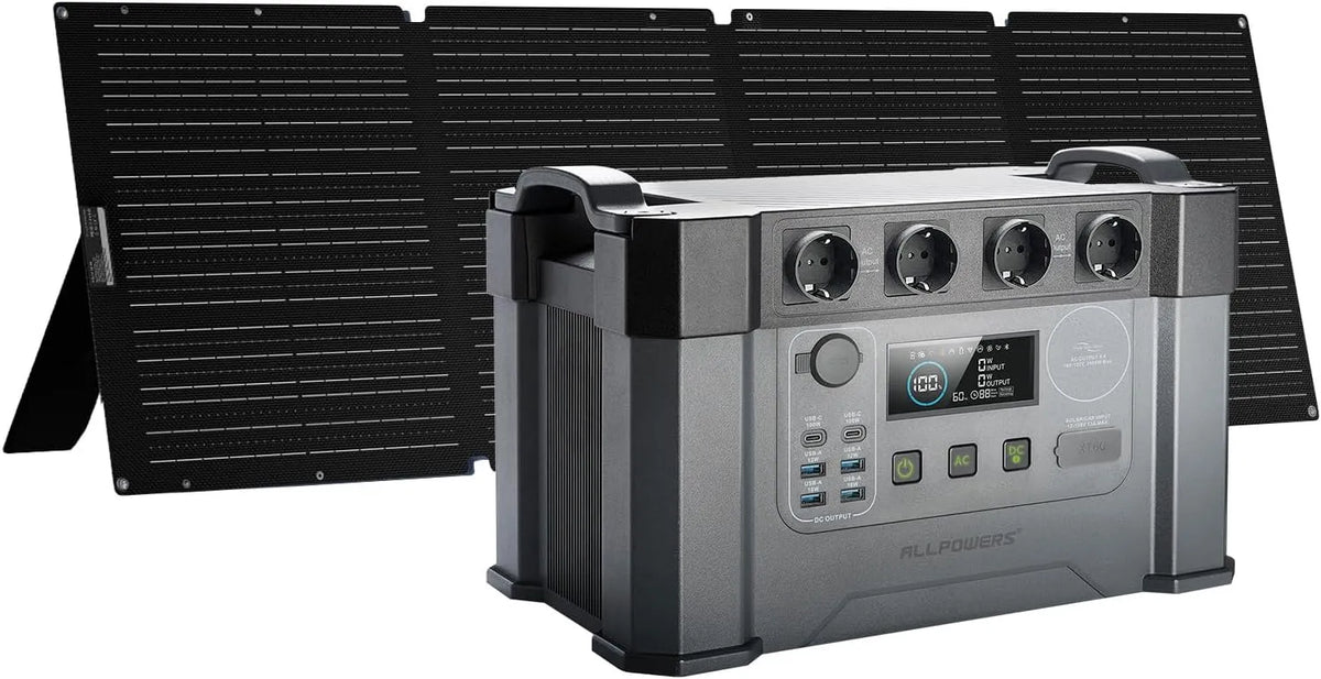 Draagbaar powerstation, S2000, 200 W, 1451Wh, 2400 W, 4000 W