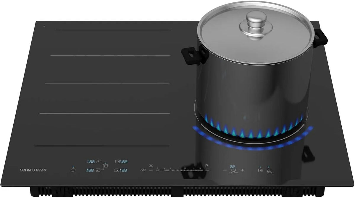 Samsung NZ64N9777BK Ingebouwd Zone van inductiekookplaat Zwart NZ64N9777BK met 56 x 49 cm, 7,2 kW en zwart