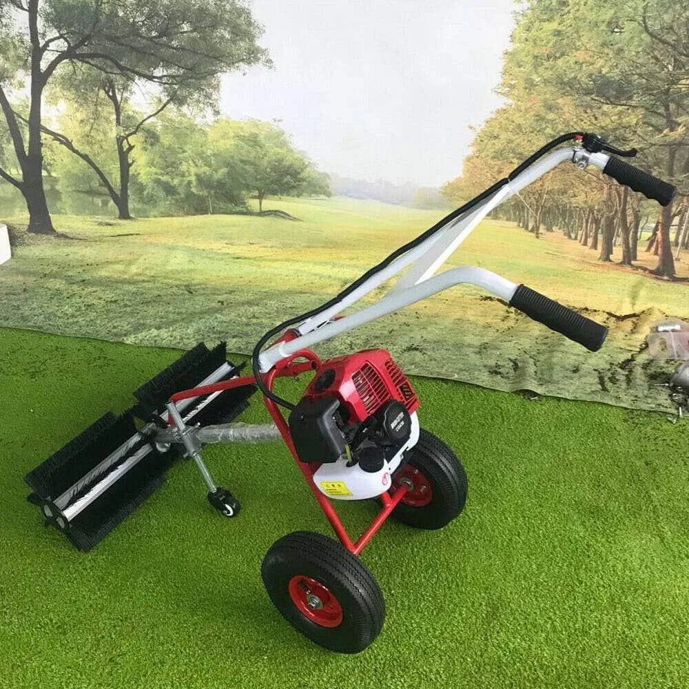 Sneeuwblazer met 43CC, 60 cm en benzineaandrijving, Sneeuwruimer 43CC benzinemotor 1,7PS motorbezem veegmachine