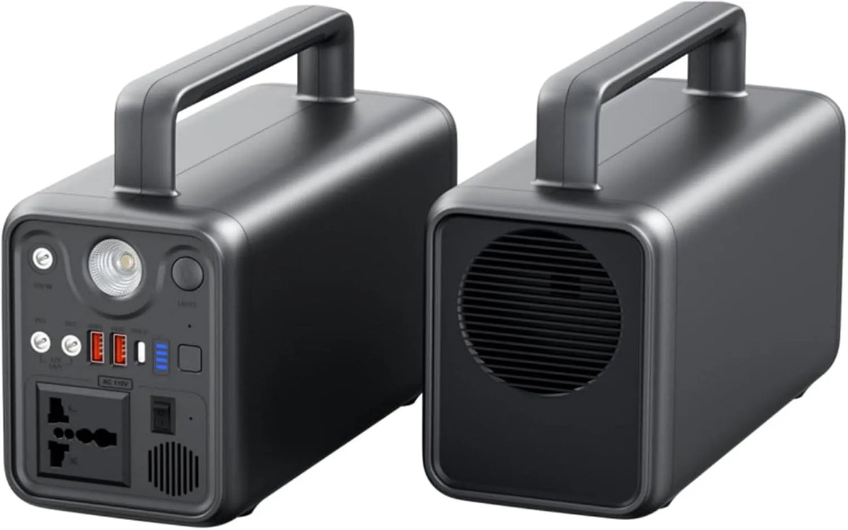 Draagbare krachtcentrale 230 Wh/72.000 mAh lithiumbatterij Elektronische zonnegenerator 300 W voor kamperen met 230 Wh, 300 W en groen