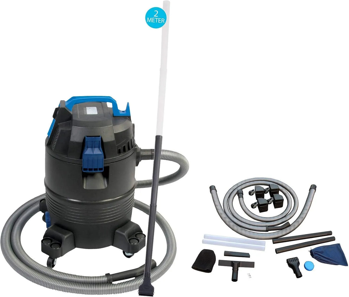 Nat- en droogzuiger met 1400 W, 35 l en transparant, kunststof tank
