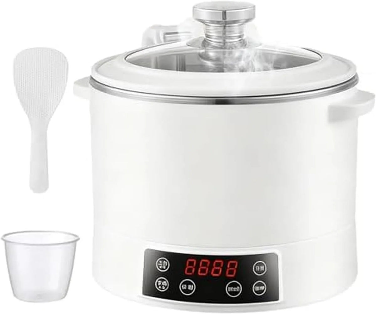 Rijstkoker met stoommand met 7 uur, timer en digitaal display