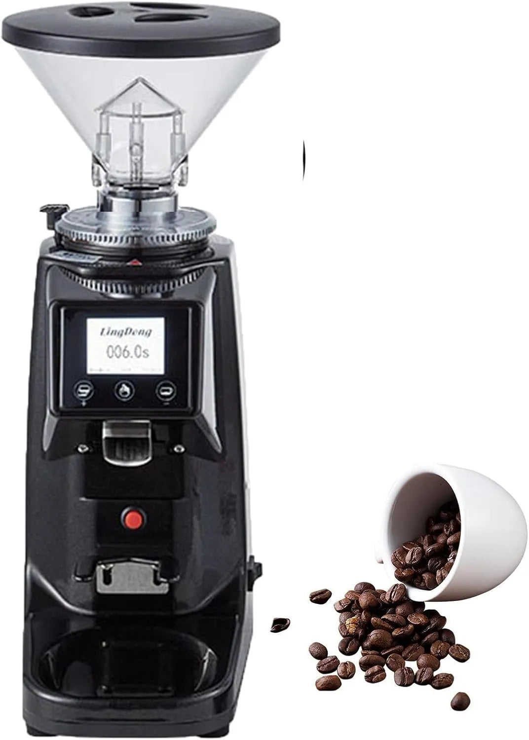 Molen met moka pot, Elektrische koffiemolen met maalschijven-espresso, French press