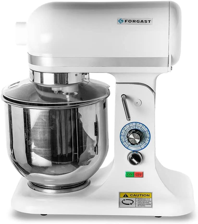 Afdekking met Roestvrijstalen kom, Anti-blunderafdekking, 10 -Speed Kitchen Robot met kantelkop, Petrusher Hook