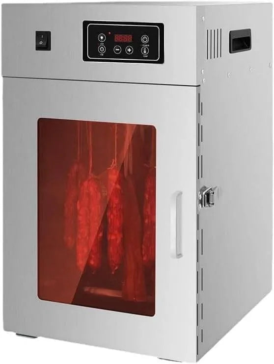 Droger met 800 W, 24 uur, 30 minuten, 90 °C, timer en RVS, Roterende Vleesdroger