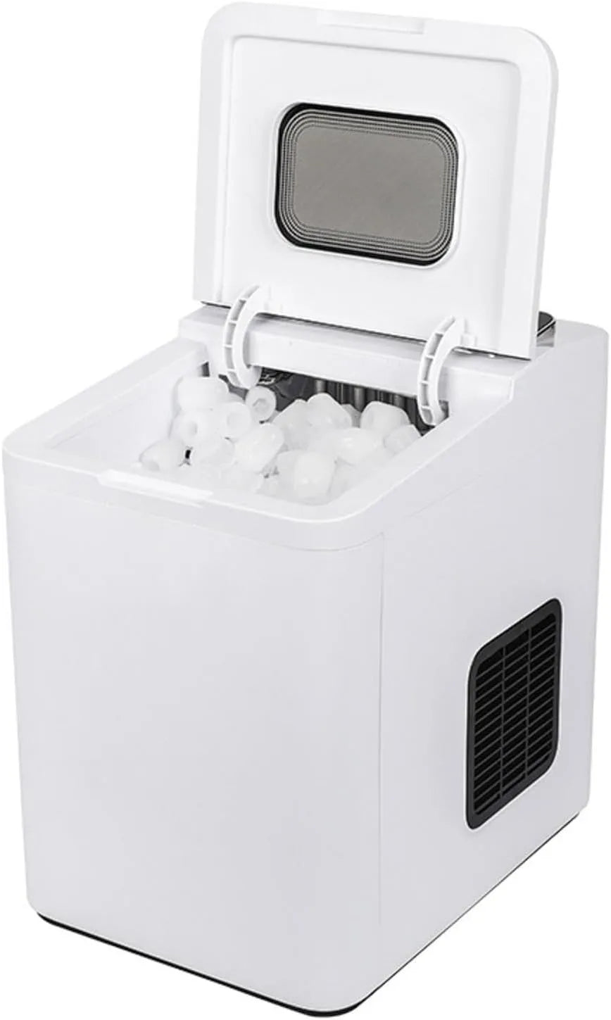 Machine, Geluidsarme Ijsmachine Op Aanrecht,220V/60HZ, Kleine Huishoudelijke Ijsmachine, Zelfreinigende Ijsblokjesmachine