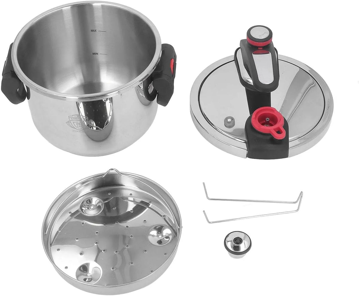 Snelkookpan, 6L, Multi-kookpan voor Snel Koken Universeel Gebruik