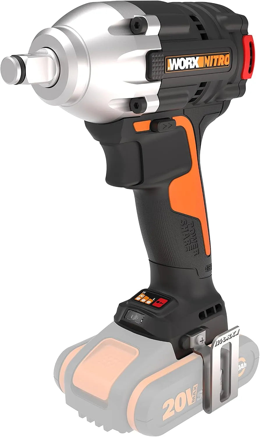 Slagschroevendraaier WX272.9 met 20 V en 1/2 inch, WORX WX272.9 Borstelloze accu-slagschroevendraaier