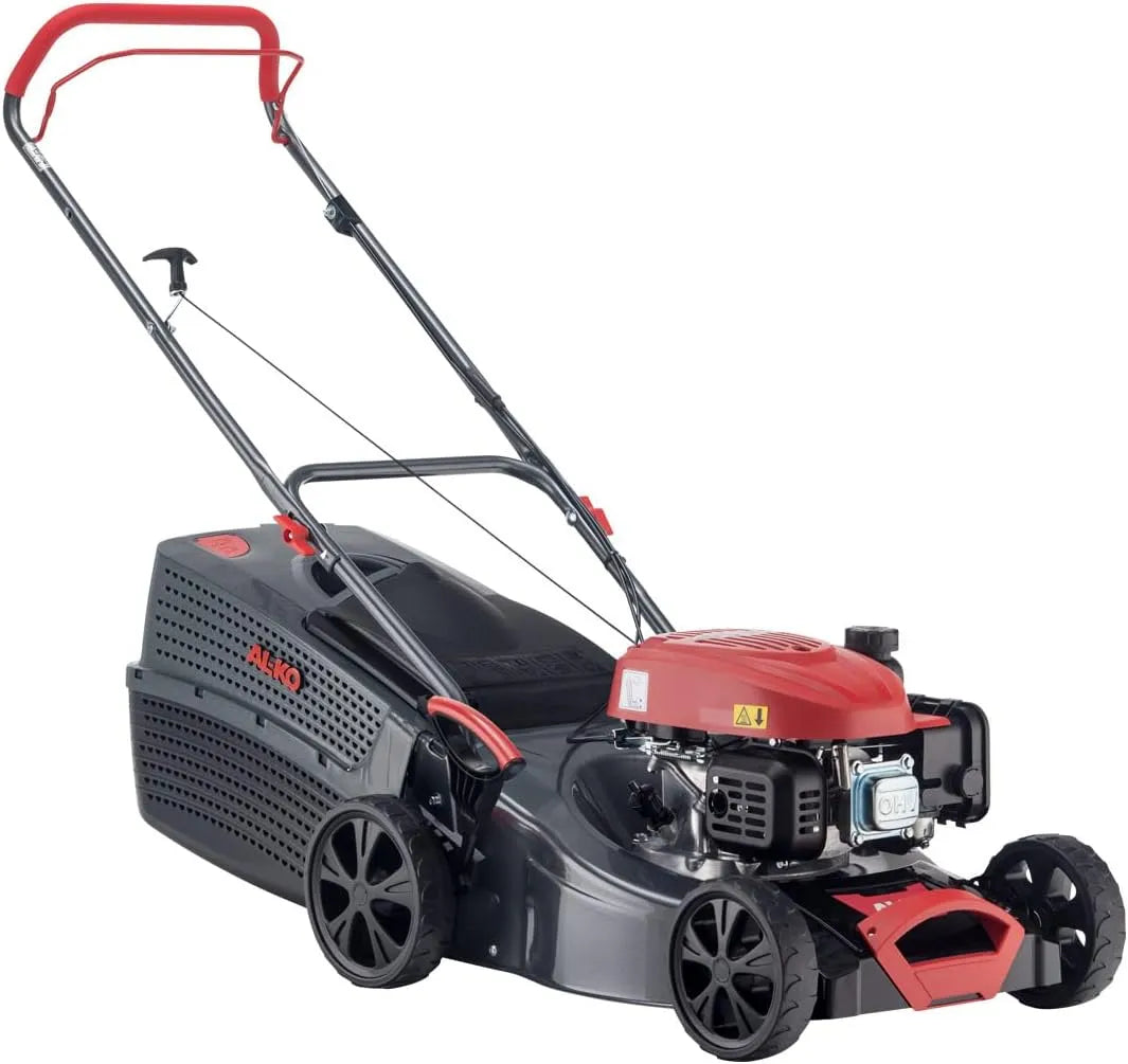 Grasmaaier met 42 cm, 1,9 kW, 800 m2 en grijs, AL-KO Benzine-grasmaaier Comfort 42.1 P-A