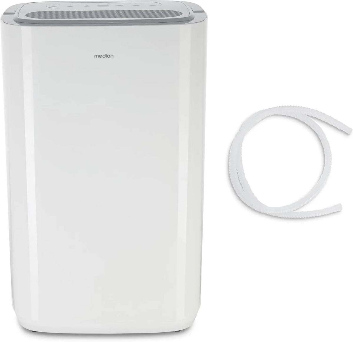 Luchtontvochtiger DH20 liter/24u MD12048 met 20m2, 43db, timer, waterreservoir en geluidsarme werking