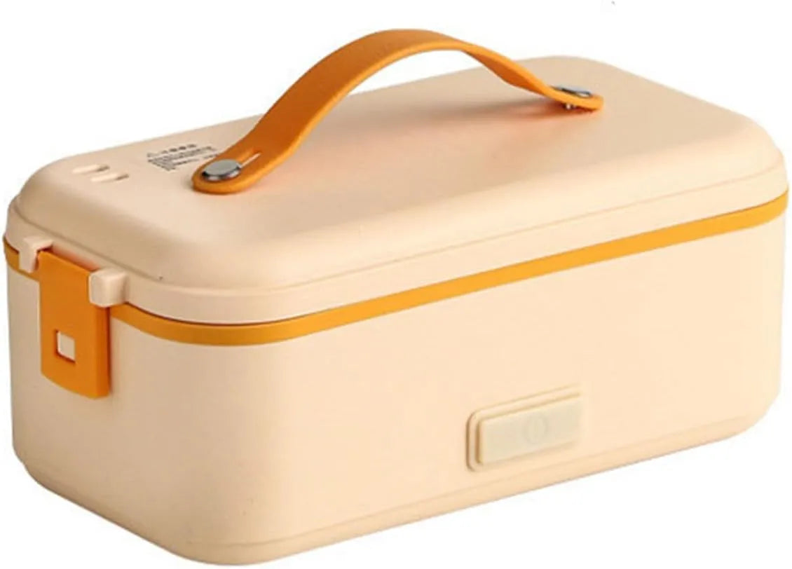 Elektrische Verwarmde Lunchbox Voedselverwarmer Draagbare Auto Kantoor Voedselverwarmer Container 300 W met Verwijderbare Roestvrijstalen Container