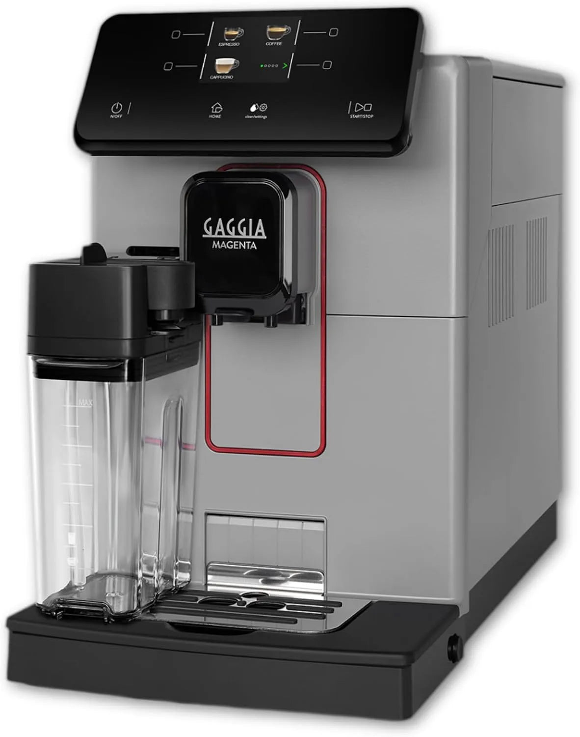 Gaggia Magenta Prestige Over Ice met aanraakbediening, wit en grijs