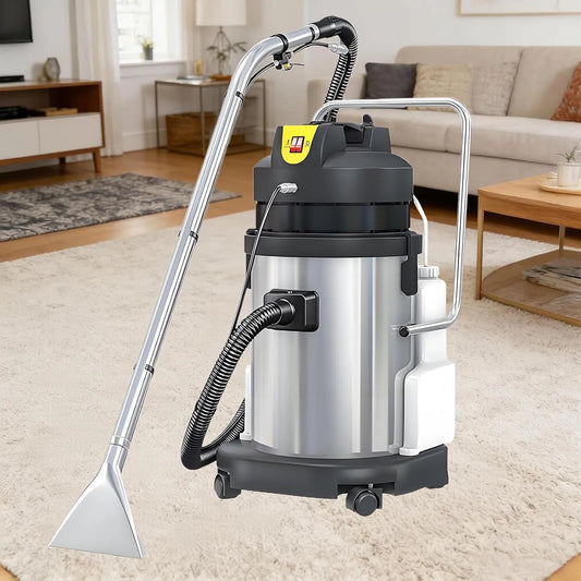 Stofzuiger, 30L, Commerciële Tapijtreinigingsmachine, Stofzuiger met Extractiefunctie voor Het Reinigen Van Tapijten