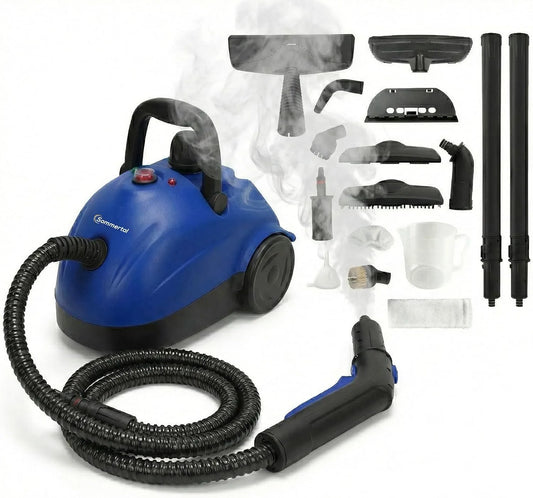 Stoomreiniger SC1000 met 1100 ml, 4 bar, 1500 W, waterreservoir, accessoires inbegrepen, handmodel en hogedrukstoom