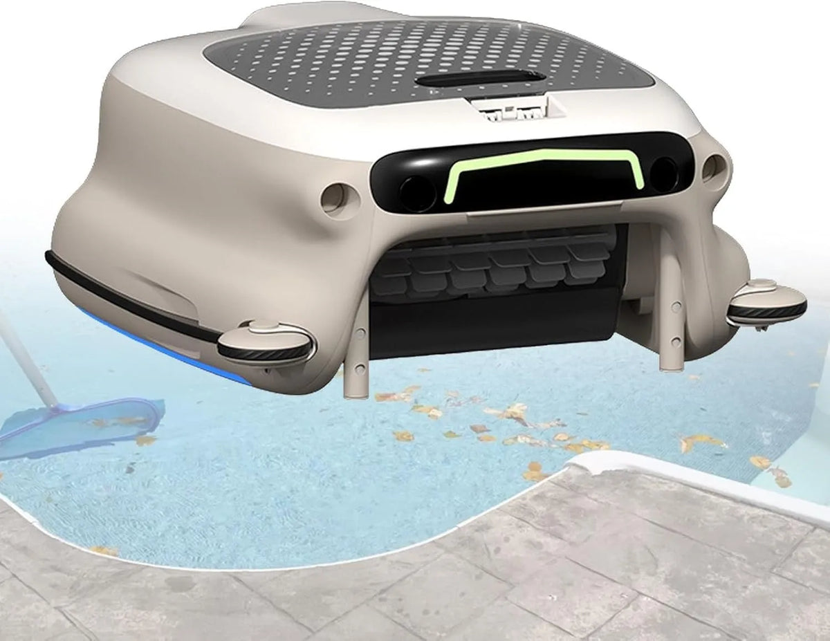 Zwembadrobot met 7800 MAh, 505 x 570 x 300 mm, 5-6 uur, 3 uur, 185 m2, 10 °C, 45 °C en afstandsbediening