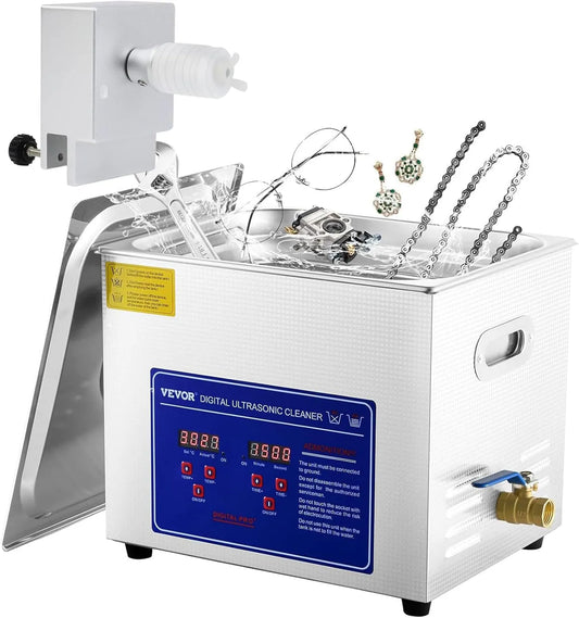 Met Mechanische Verwarming met 6,5L, Timer, 180 W, 300 W, 20-80°C, RVS en aluminium