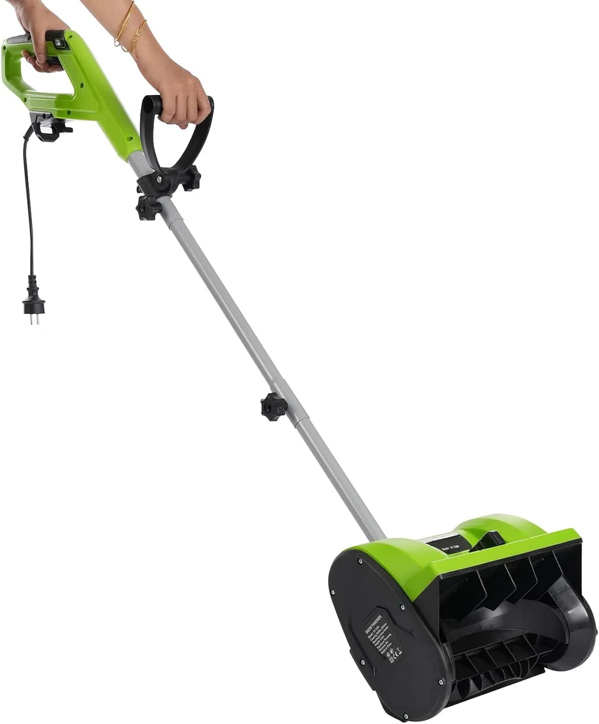 Elektrische veegmachine met 1200 W, 30 Cm, 9,84 inch en 14 cm