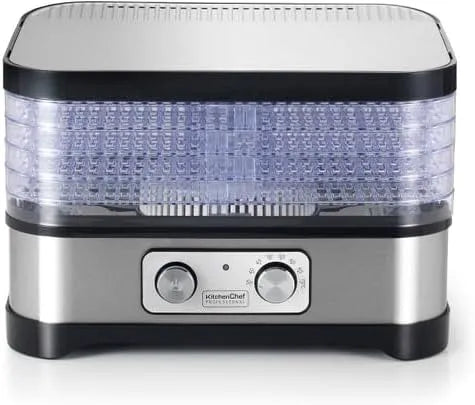 Droger, Kitchen chef secco.5.meca, 400 W, 24 x 31 cm, dieettafel, lekker en behouden hun vitaminen en hun smaak.