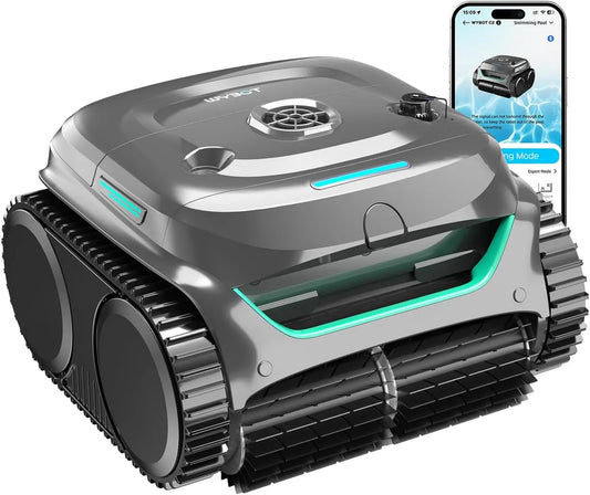 Robot C2 met 150 m2, 180 minuten, 72 W, 3 uur, 7 modi, 4 programma's, Intelligente navigatie en draadloze werking