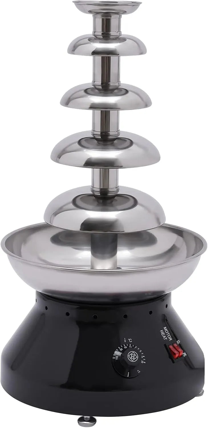 Machine, kaas likeuren party bruiloft zwart, dieren 7 lb grote capaciteit RVS chocolade