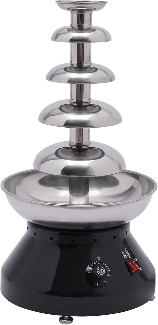 Machine, kaas likeuren party bruiloft zwart, dieren 7 lb grote capaciteit RVS chocolade