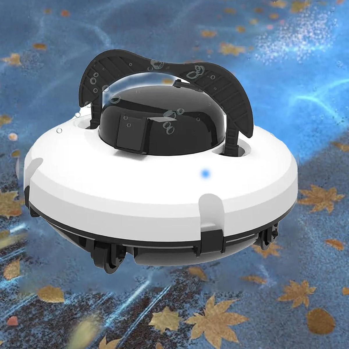 Zwembadreiniger met automatisch parkeren, draadloze zwembadreinigingsrobot, Automatische zwembadreinigers, hoge zuigkracht en voor zwembadreiniging