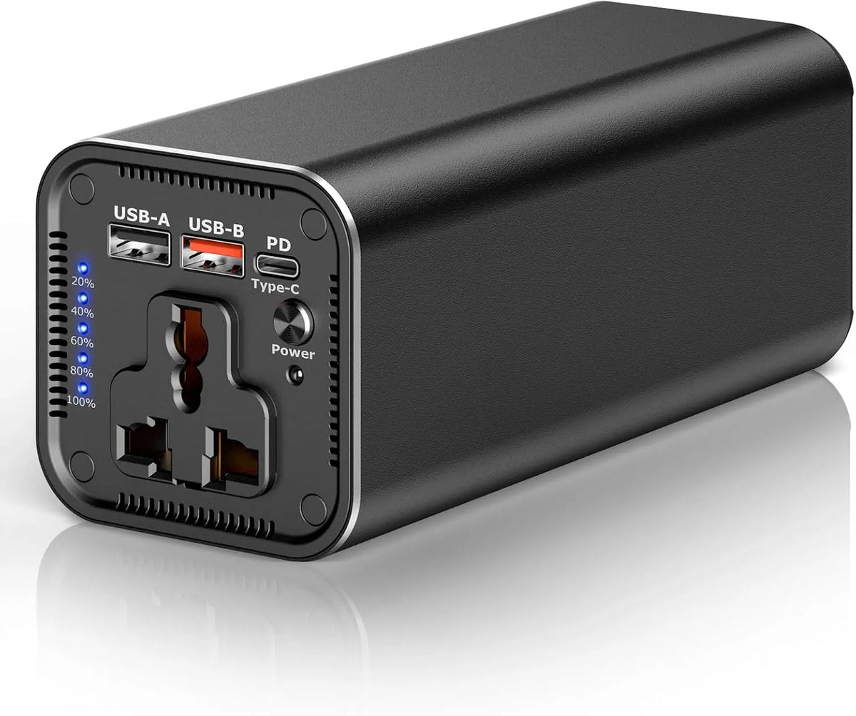 Draagbaar powerstation, P6, 27000mAh, 98wh, 100 W, waaronder USB-A