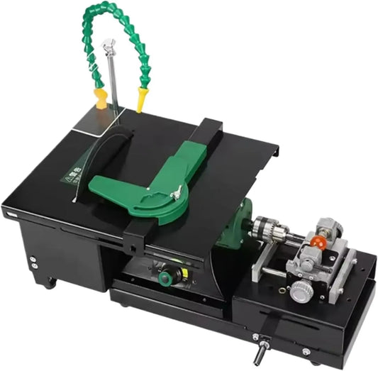 Cirkelzaag met 28,5 x 26 x 15 cm, Tafelpolijstmachine Mini-tafelzaag Steen Jade Graveren Slijpen