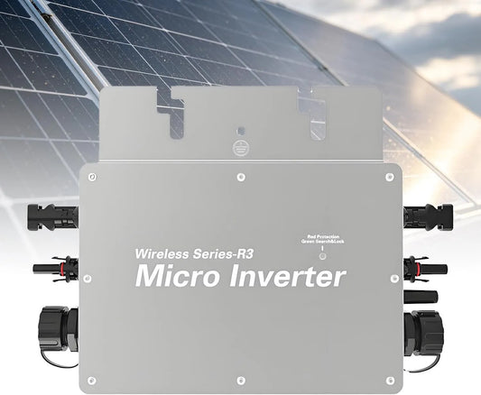 Spanningsomvormer, 1600 W, MPPT-micro-omvormer 700 W, wifi, aluminium