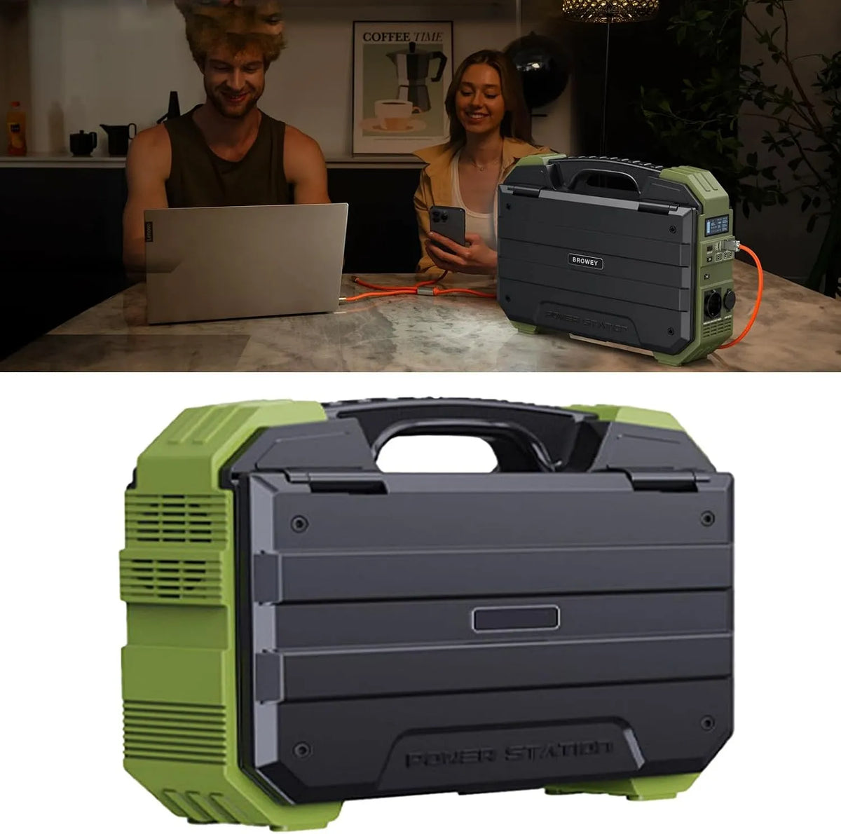 Zonnepaneel, 1600 W, 1024 Wh, Stroomgenerator Met Ingebouwd Opvouwbaar Zonnepaneel Van 40 W