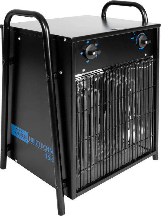 EV elektrische verwarming met 15 kW, 400 V, 50 Hz en zwart