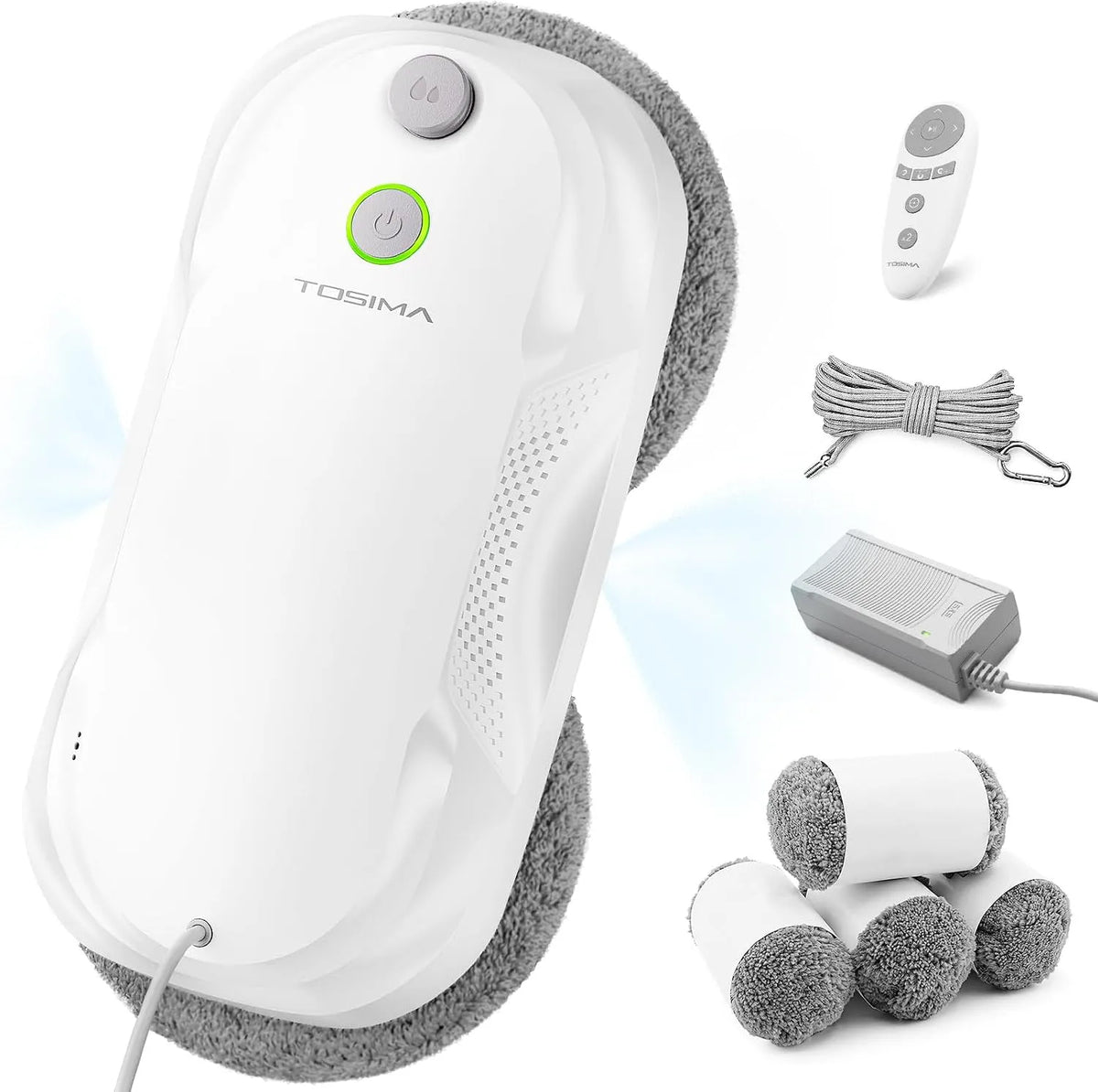 Raamreinigingsrobot, verbeterde versie, 6400 Pa, Tosima W5 Raamreinigingsrobot