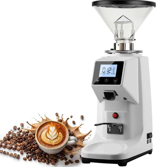 Molen met 1500 ml, timer, 200 W, 460 mm, 0,1 seconde, digitaal display, aluminium en zwart