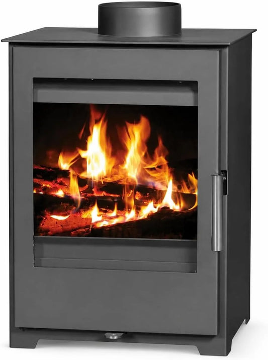 Inbouwoven, VICTORIA-05 Ltd. VICTORIA-05, permanente kachel, werkplaatskachel, Zweedse kachel, huttenkachel, grijs, hoogwaardige afwerking