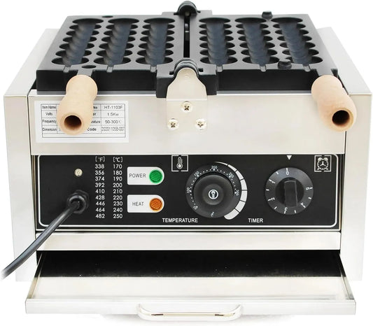 Machine, 1500 W non-stick wafelbolvorm ijzeren spiesmachine, voor thuiskeukensnack