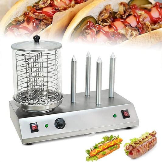 Worst Grill Machine met 538 W, 505 x 320 x 390mm, 200 x 240mm, 220V, 350°C en RVS