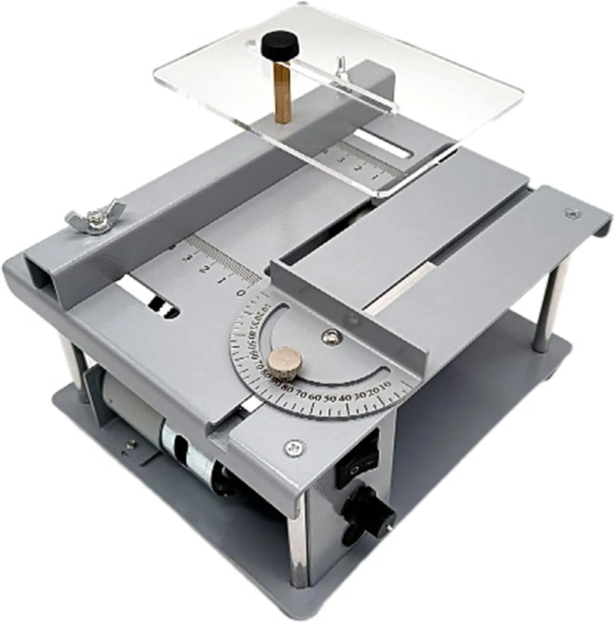 Cirkelzaag met 19 x 16.5 x 10cm, 150 W en RVS, Mini Tafelzaag