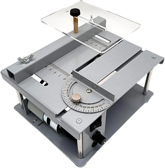 Cirkelzaag met 19 x 16.5 x 10cm, 150 W en RVS, Mini Tafelzaag