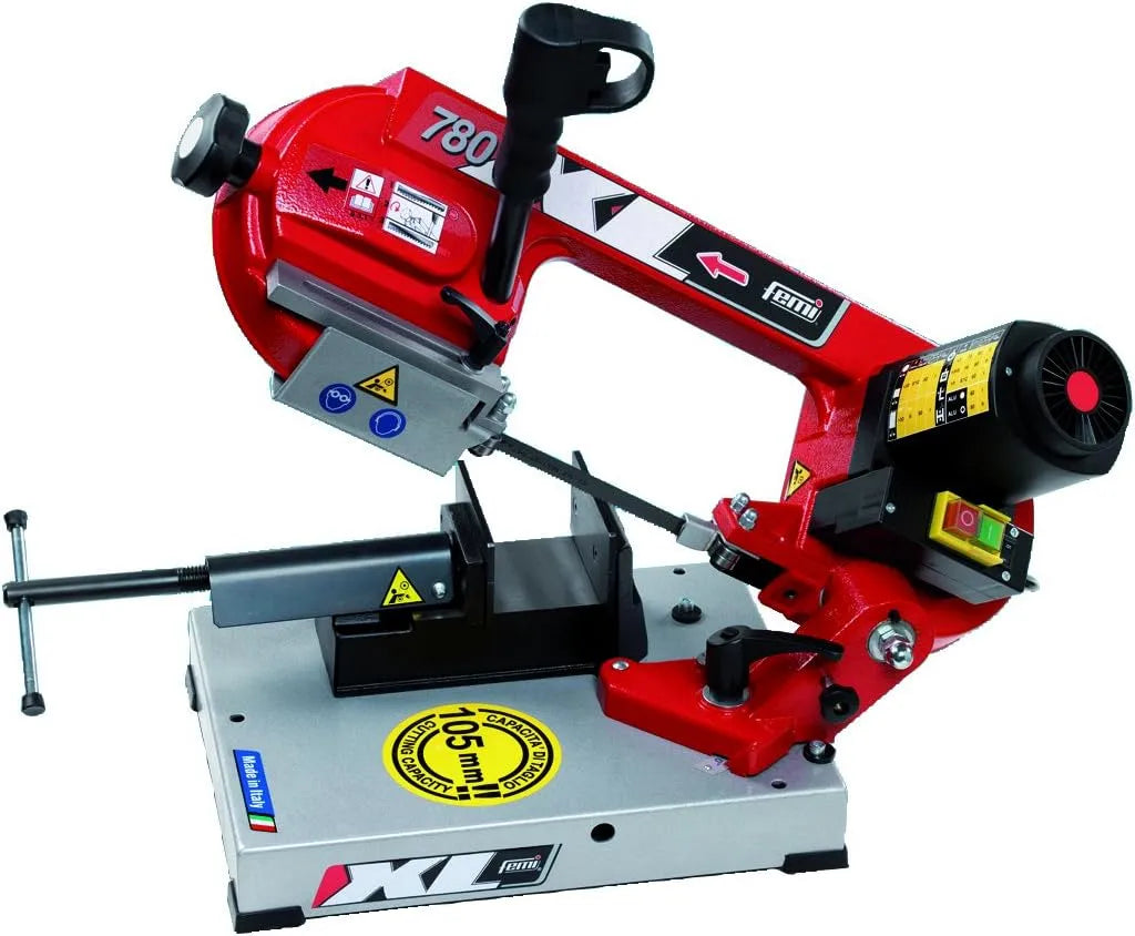 Machine, Femi Bandzaagmachine FEM780, 105 mm, Lintzaagmachine model 780 XL Femi draagbaar