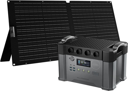 Draagbaar powerstation, S2000, SE100, 100 W, AC-uitgangsvermogen 2400 watt nominaal, 4000 watt
