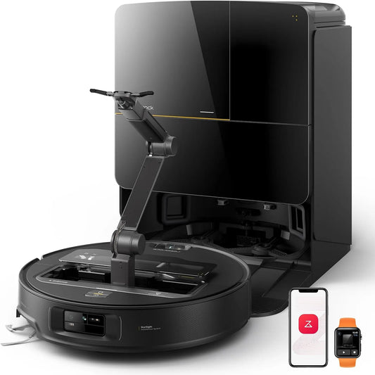 Robotstofzuiger, Roborock Z70, Zwart, met OmniGrip Arm