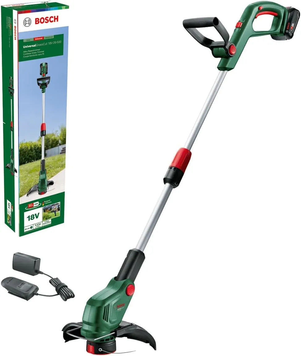 Lader, oplaadduur: 65 minuten, snijdiameter: 26 cm, 18 Volt System, met accu en oplader