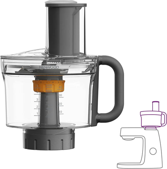 Kenwood MultiPro KAH65.000PL multihakselaar, Kenwood KAH65.000PL, inhoud 1,2 l, accessoires voor Kenwood Chef & Chef XL keukenmachines