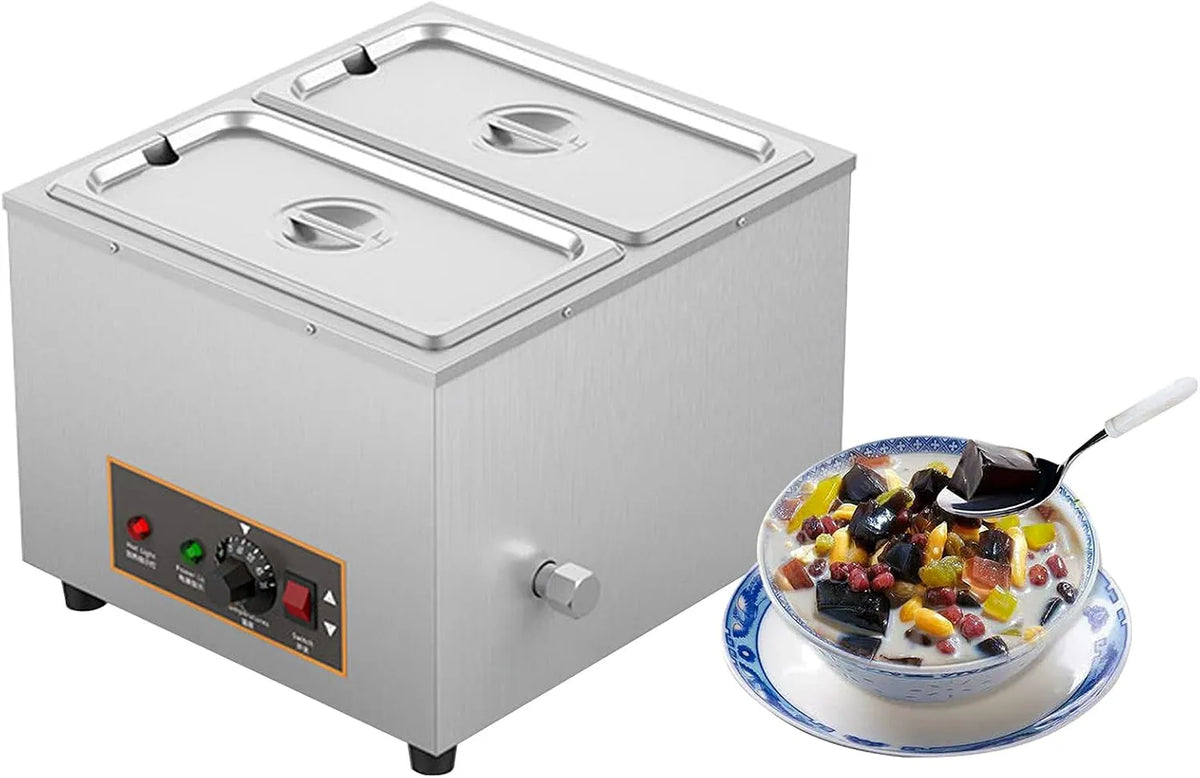 Multifunctionele Warmer Machine met 1000 W, 95 °C en RVS, 1000 W Elektrische Voedsel Soep Warmte Behoud Machine