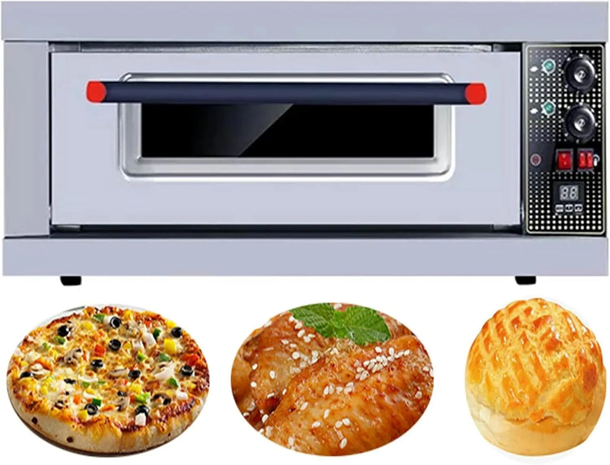 Inbouwoven met 220V, 3200 W, 50-300°C, 15-20 minuten, 0-60 minuten en RVS