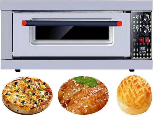 Inbouwoven met 220V, 3200 W, 50-300°C, 15-20 minuten, 0-60 minuten en RVS