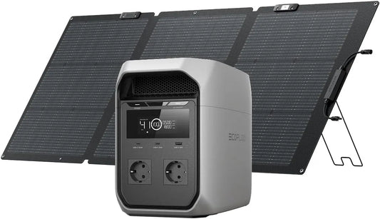 Zonnepaneel, ECOFLOW DELTA 3 Classic 1024Wh draagbare krachtcentrale, 160 W zonnepaneel