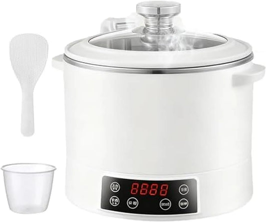 Rijstkoker met stoommand met 7 uur, timer en digitaal display