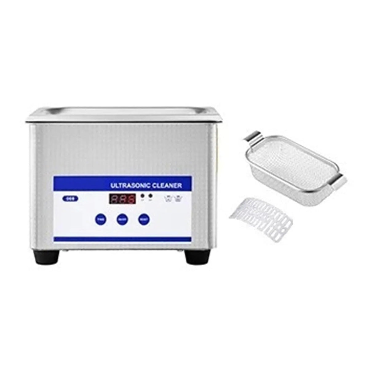 Apparaat met 0,8 L, 0 - 15 minuten, timer en RVS, 0,8 L Ultrasoon Reinigingsmachine